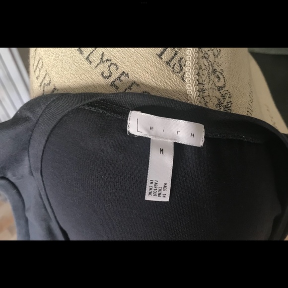 LEITH Blue Gray BodyCon Sleeveless Jewel Neck Dress Size M - Picture 6 of 13